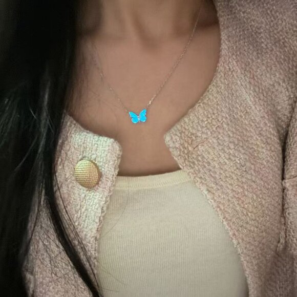 Silver Diamond Necklace – Fine Silver with Brilliant Detail - Picture 6 of 10